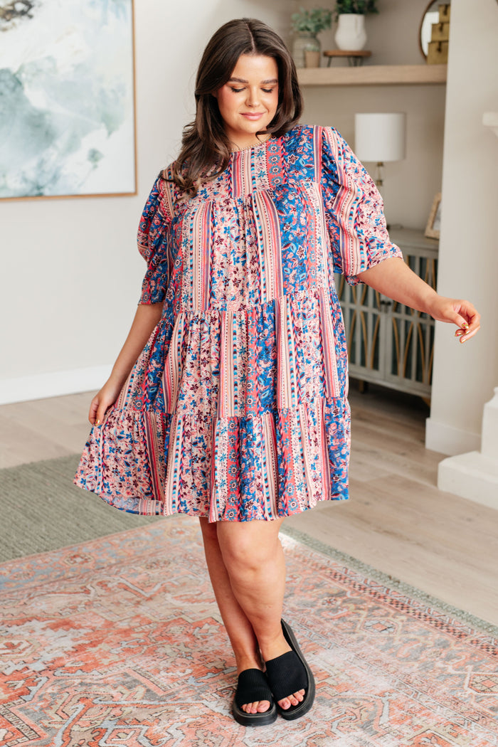 Delicacy tiered dress by Ave Shops featuring flowing fabric and layered design, perfect for casual or semi-formal occasions.