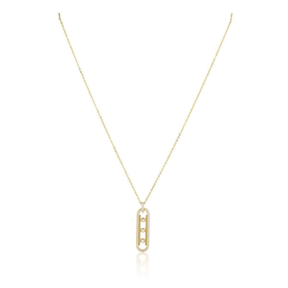 Kendra CZ Pendant Necklace