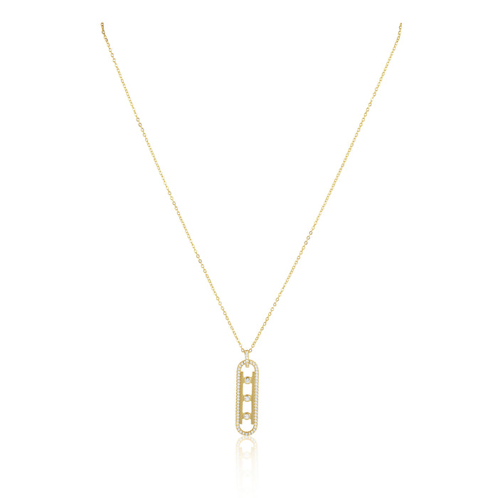 Kendra CZ Pendant Necklace