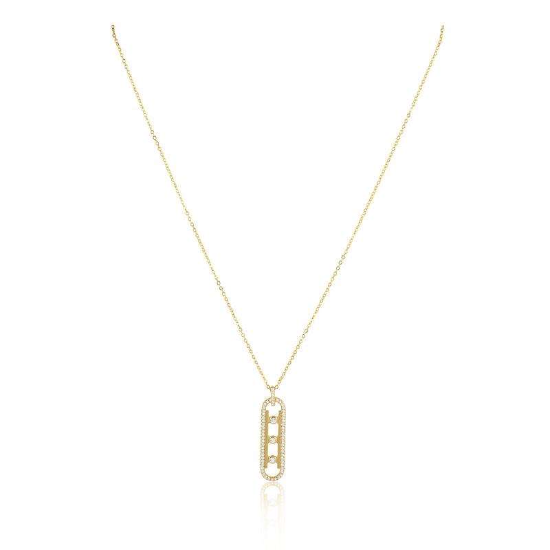 Kendra CZ Pendant Necklace
