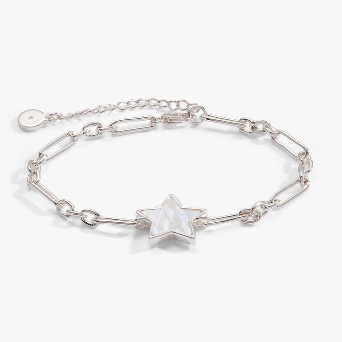 Star Mother of Pearl Adjustable Bracelet