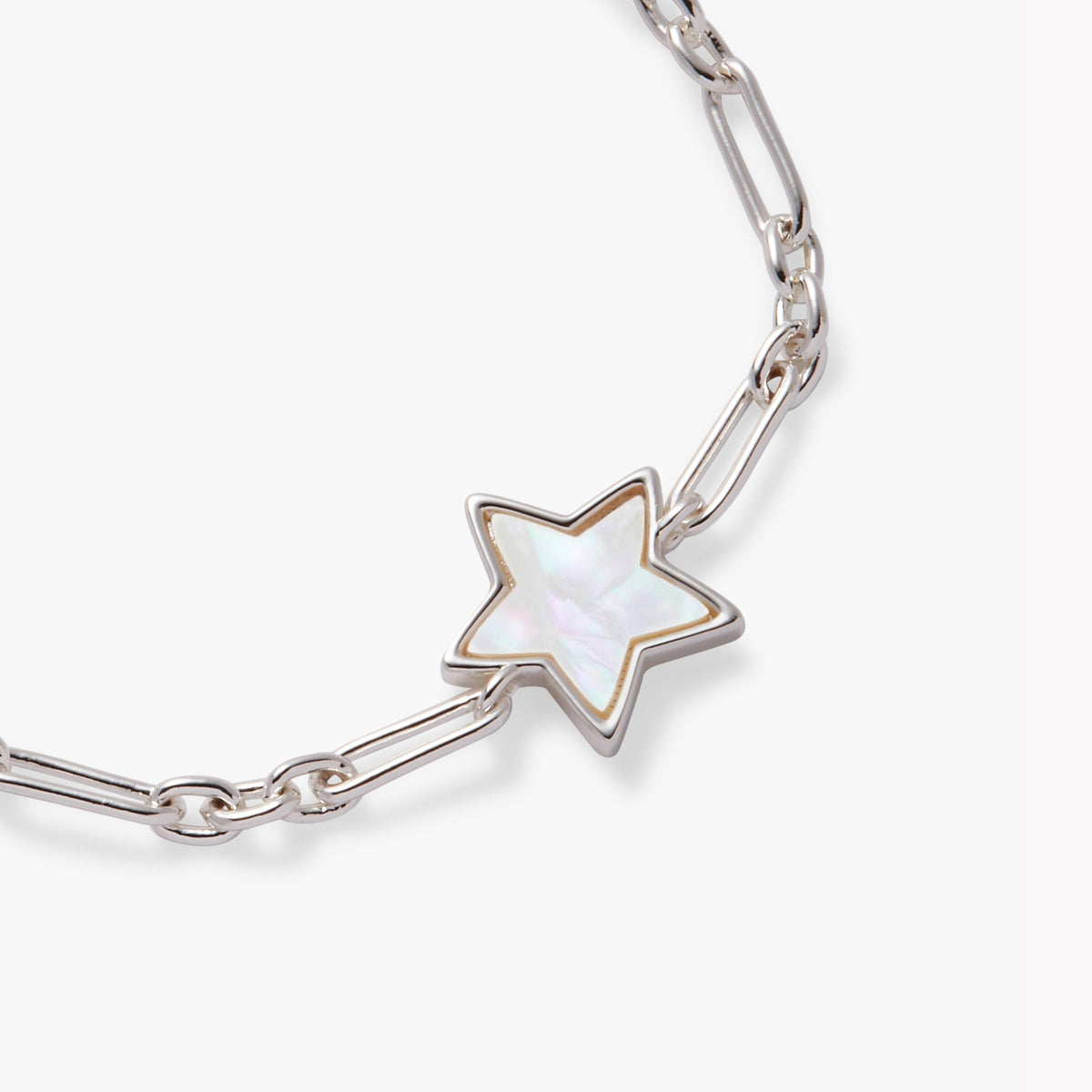Star Mother of Pearl Adjustable Bracelet