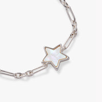 Star Mother of Pearl Adjustable Bracelet