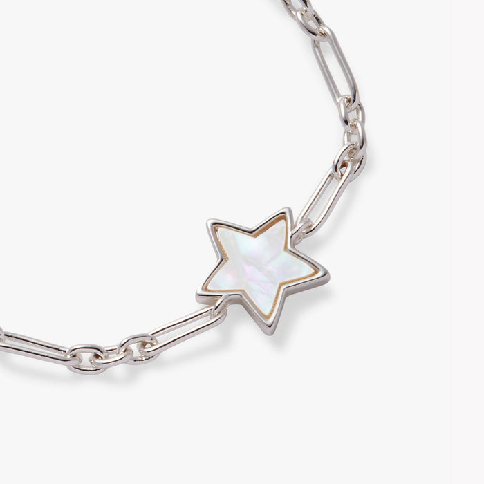 Star Mother of Pearl Adjustable Bracelet