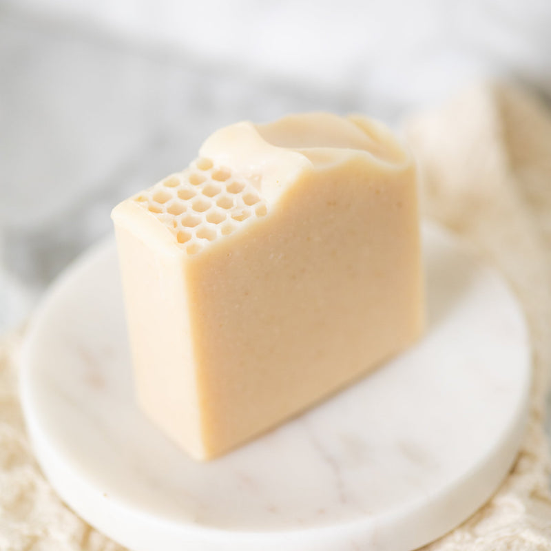 Milk + Honey Fragrance Free Handmade Tallow and Goat Milk Soap Bar