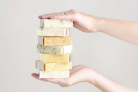 Set of  6 Handmade cold process ,Natural Soap Bars in gift Set box