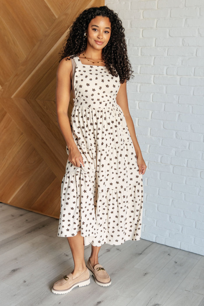 Beautiful Naturally Chic Flower Fields Dress by Ave Shops, featuring a floral pattern and flowing fabric, perfect for spring and summer wear.