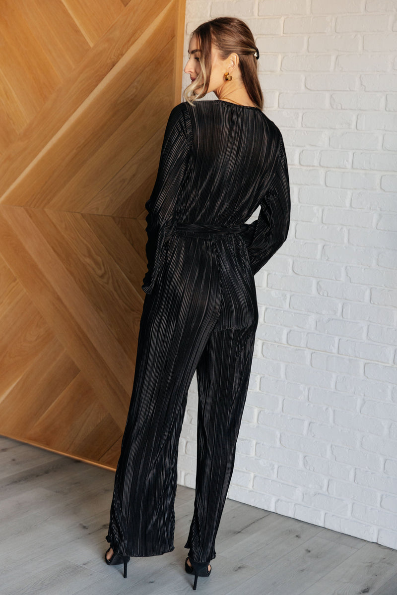 Night Out Plisse Jumpsuit