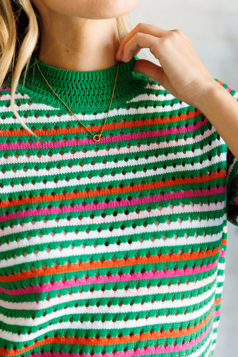 Our Situationship Knit Striped Top