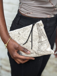 Paris Map Purse