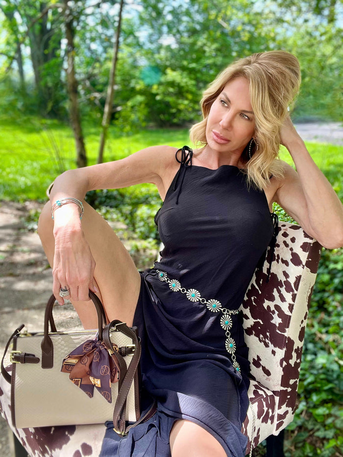 Serpent Luxe Snakeskin Handbag - Elegant Leather Commuter Bag