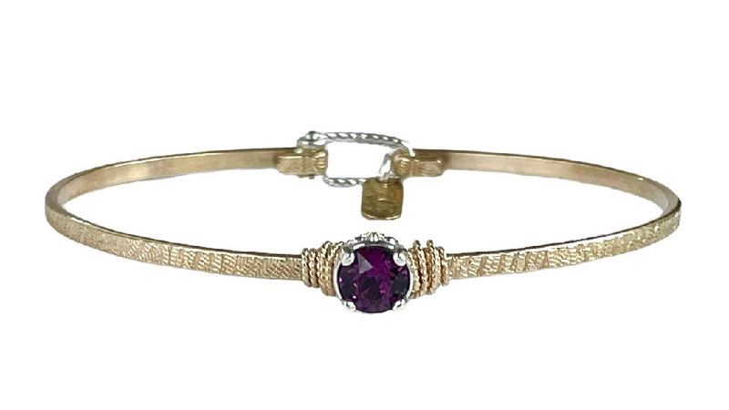Birthstone Solitaire Bracelet
