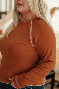 Top de punto gofre Stitch In Time