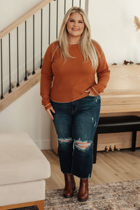 Top de punto gofre Stitch In Time