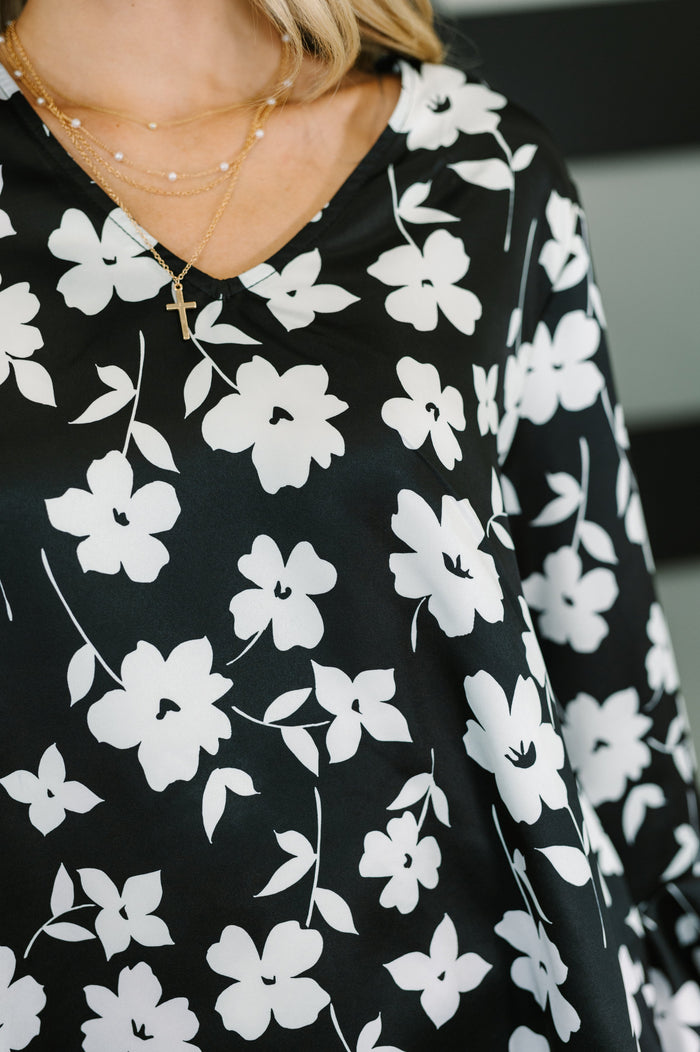 Blusa floral Time and Time Again
