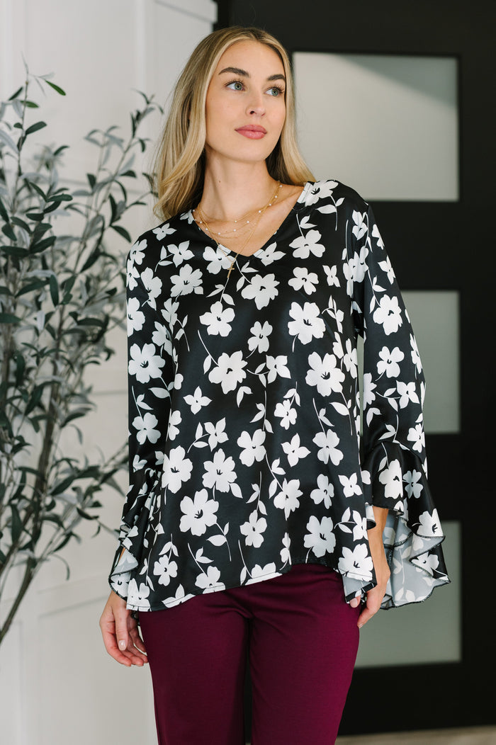 Blusa floral Time and Time Again
