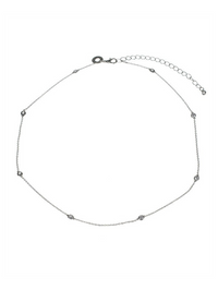 16" Delicate Diamonds by the Yard Necklace - The GlamBox Jewels Boutique