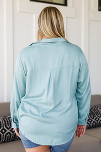 Unwavering Confidence Blouse in Light Blue