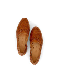 CAMEL LEATHER HUARACHE