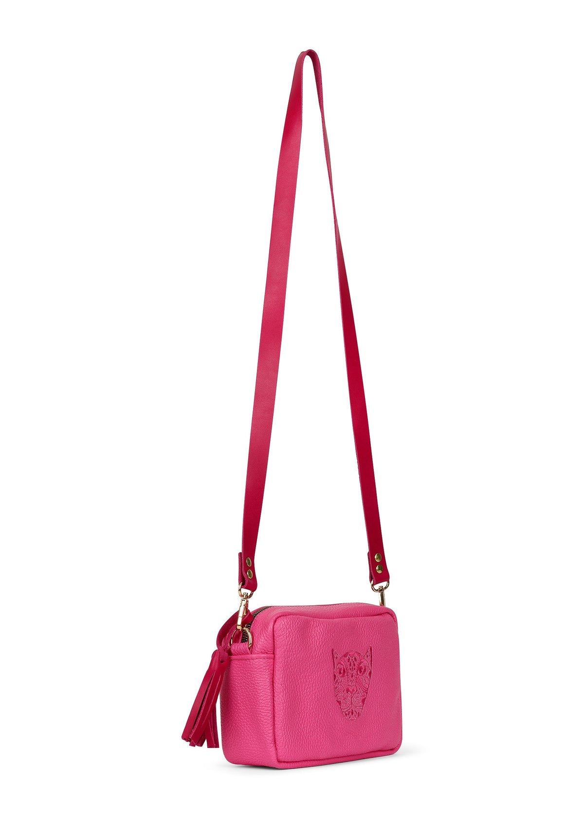 Jaguar Lucia Crossbody Bag// Hot Pink