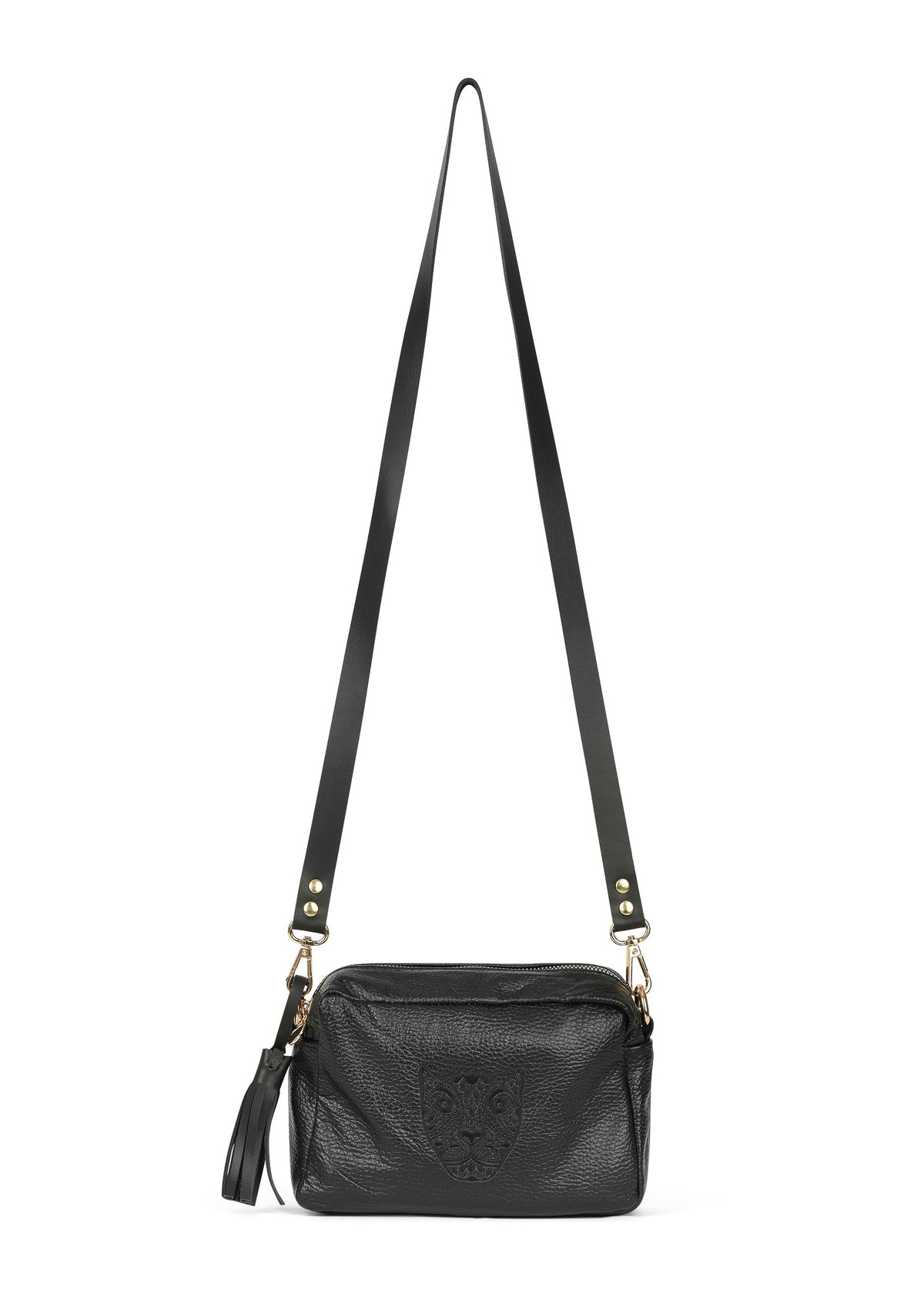 JAGUAR LUCIA CROSSBODY// BLACK