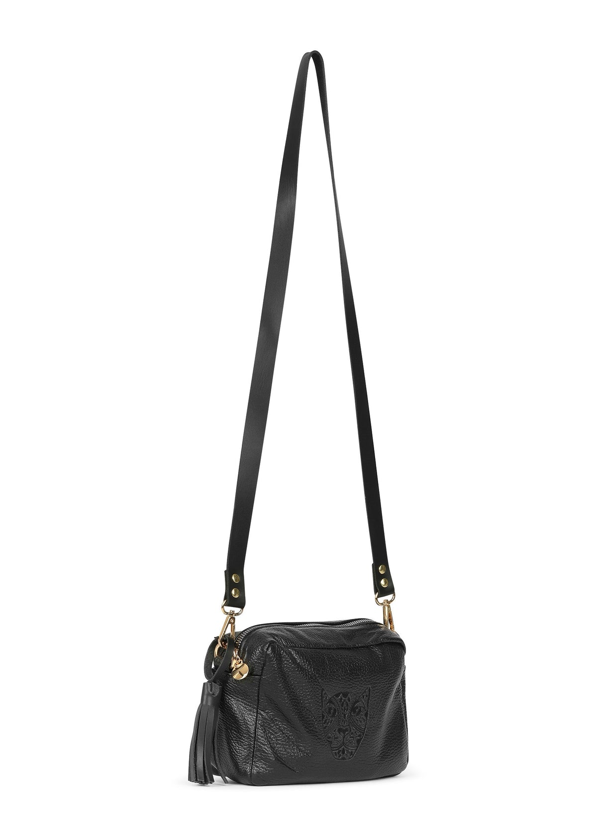JAGUAR LUCIA CROSSBODY// BLACK