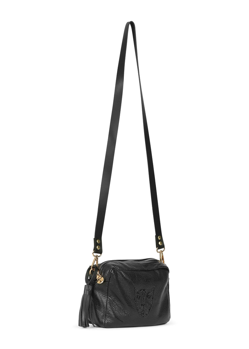 JAGUAR LUCIA CROSSBODY// BLACK