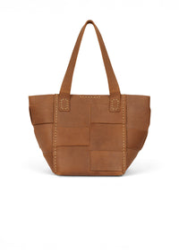 CARMEN BASKET BAG // CAMEL