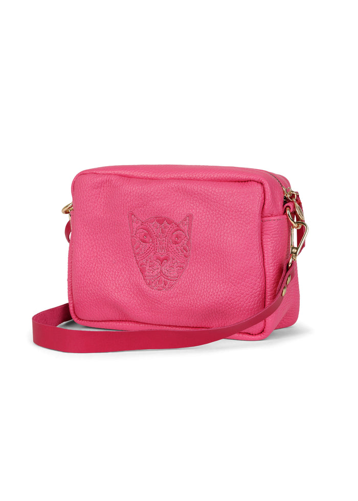 Jaguar Lucia Crossbody Bag// Hot Pink