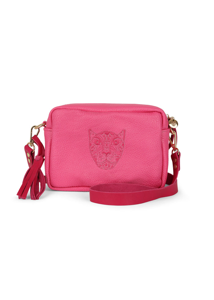 Jaguar Lucia Crossbody Bag// Hot Pink