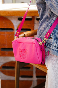 Jaguar Lucia Crossbody Bag// Hot Pink
