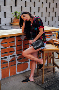 JAGUAR LUCIA CROSSBODY// BLACK