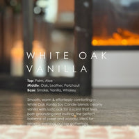 White Oak Vanilla Candle