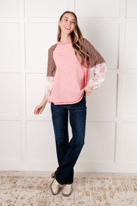 Blusa con bloques de color florales Walk for Miles