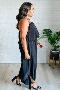 Spaghetti strap jumpsuit from Ave Shops featuring a relaxed fit, lightweight fabric, and stylish design perfect for casual wear.