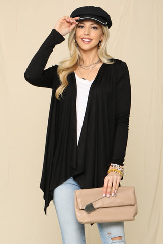 Celeste Open Front Knit Cardigan