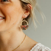 Autumn Flowers Jo Earrings