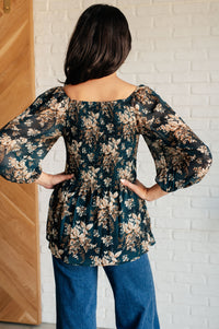 Blusa de cuello cuadrado New Beginnings