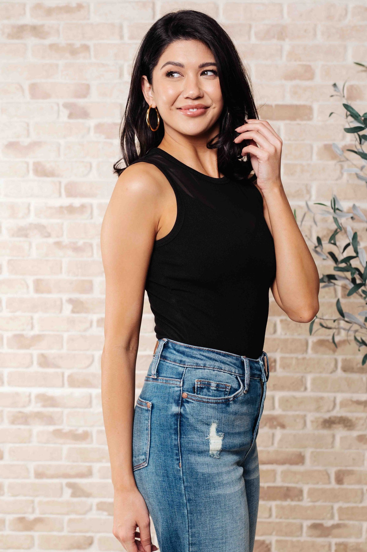 Body de malla con cuello en V "Te extraño mucho"