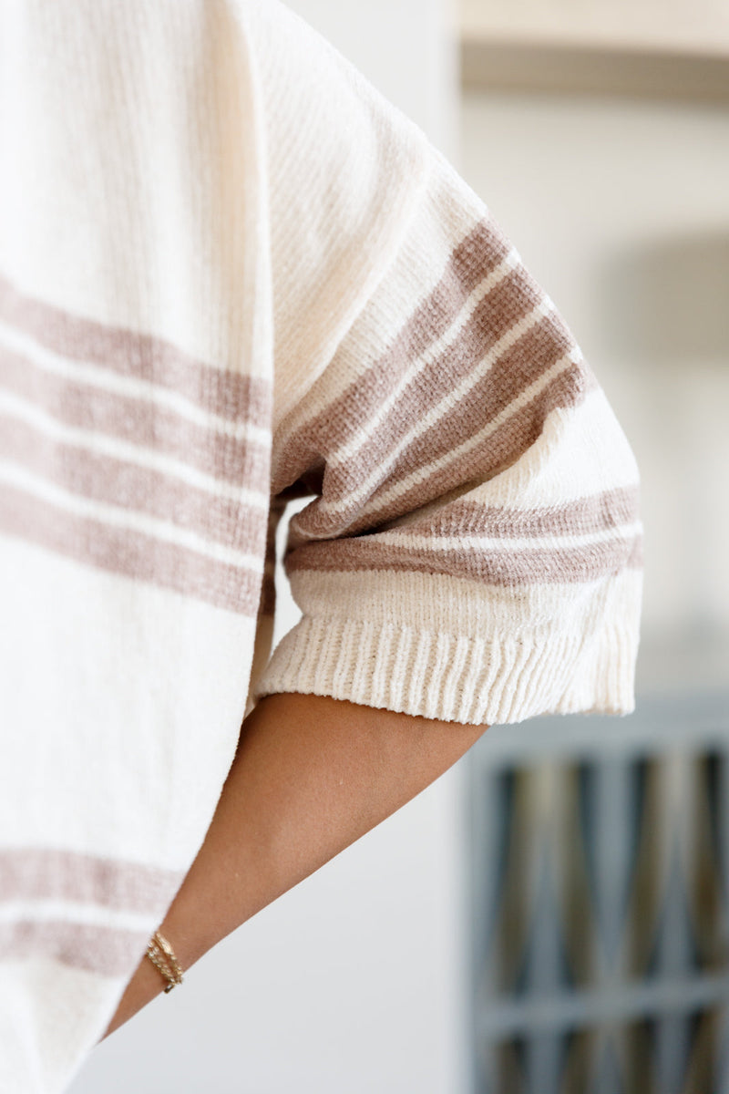 No olvides la sudadera con capucha a rayas de espuma fría