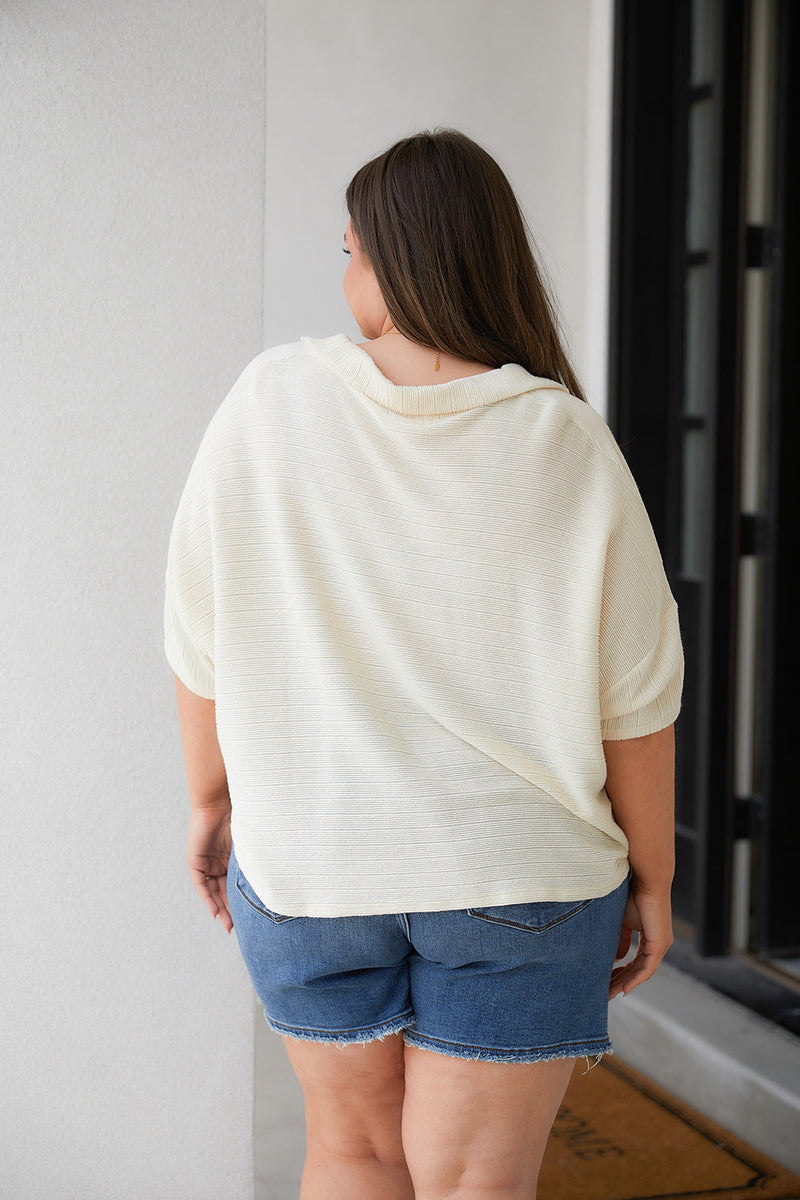 Brianna - Top corto cuadrado