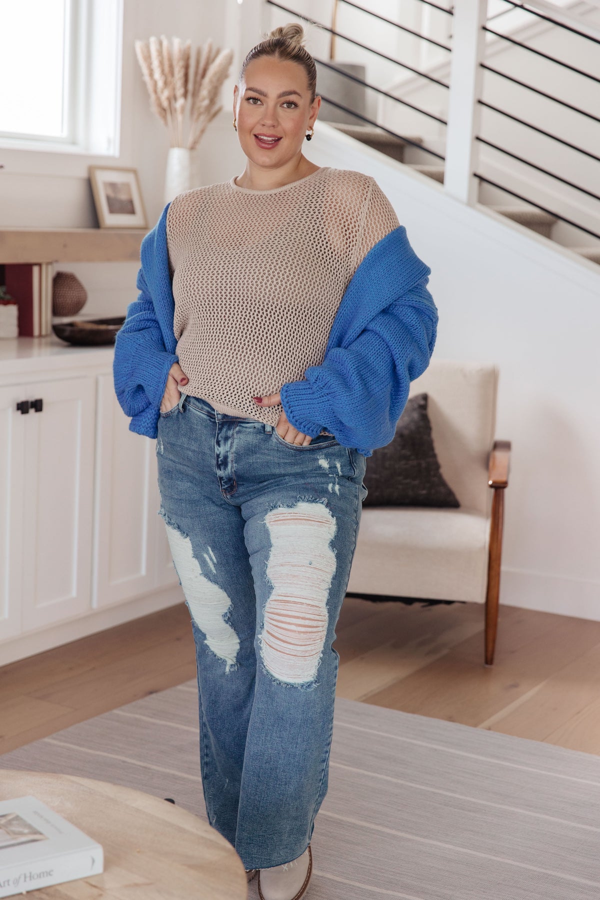 Top de punto suelto calmante