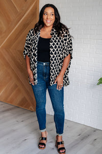 Blusa Art Déco con botones