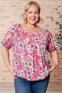 Blusa floral Bloom So Bright