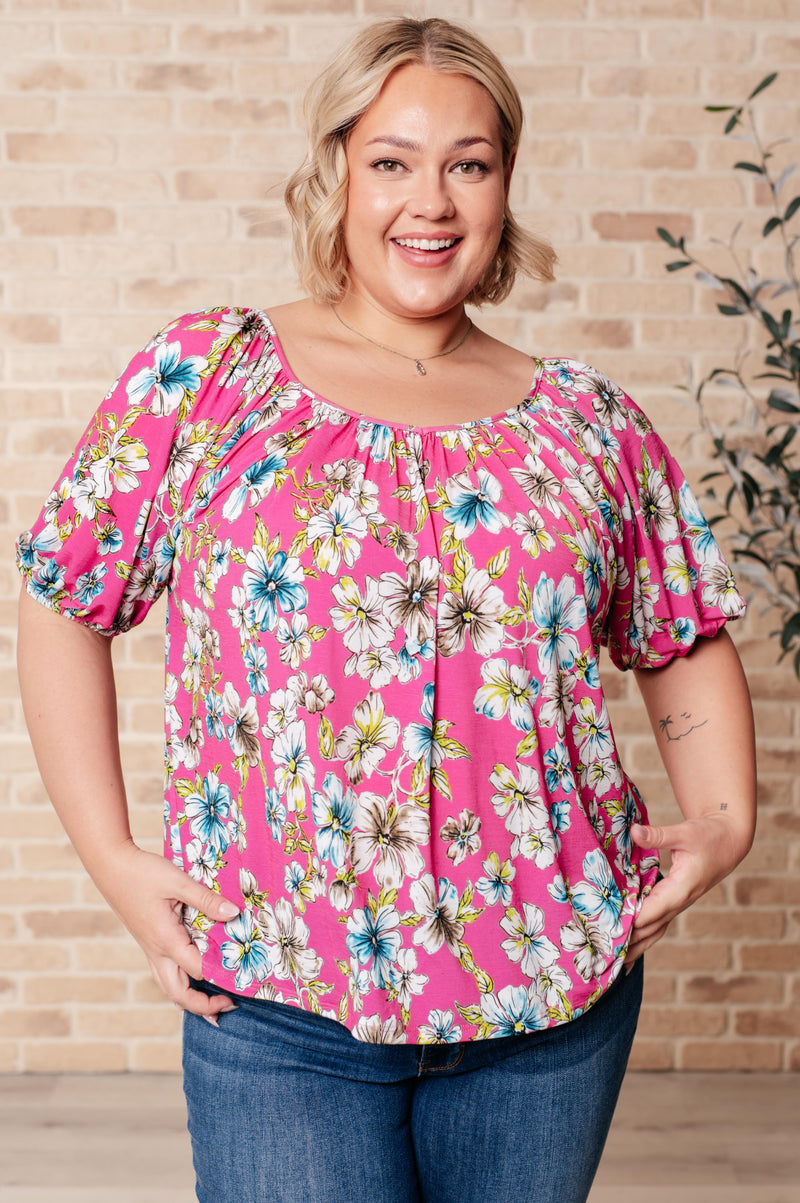 Blusa floral Bloom So Bright