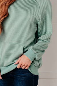 Sudadera con capucha texturizada Crosswalk en verde