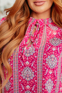 Momentos como esta blusa con cuello en V y mangas acampanadas