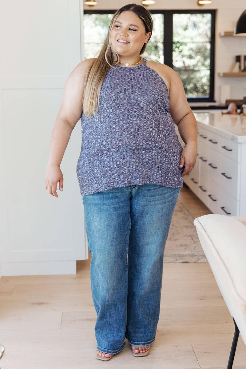 Top halter acanalado Small Talk