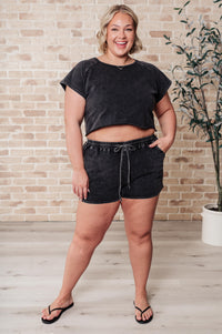 Conjunto corto con lavado mineral Back to Reality