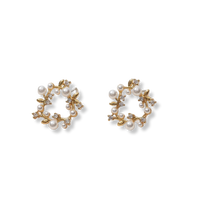 Pearl Wreath Earrings